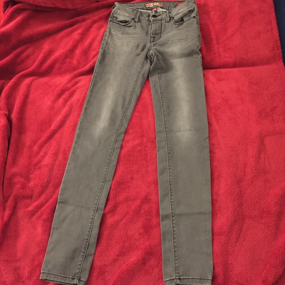 MAKERS of true originals grey super skinny jeans
